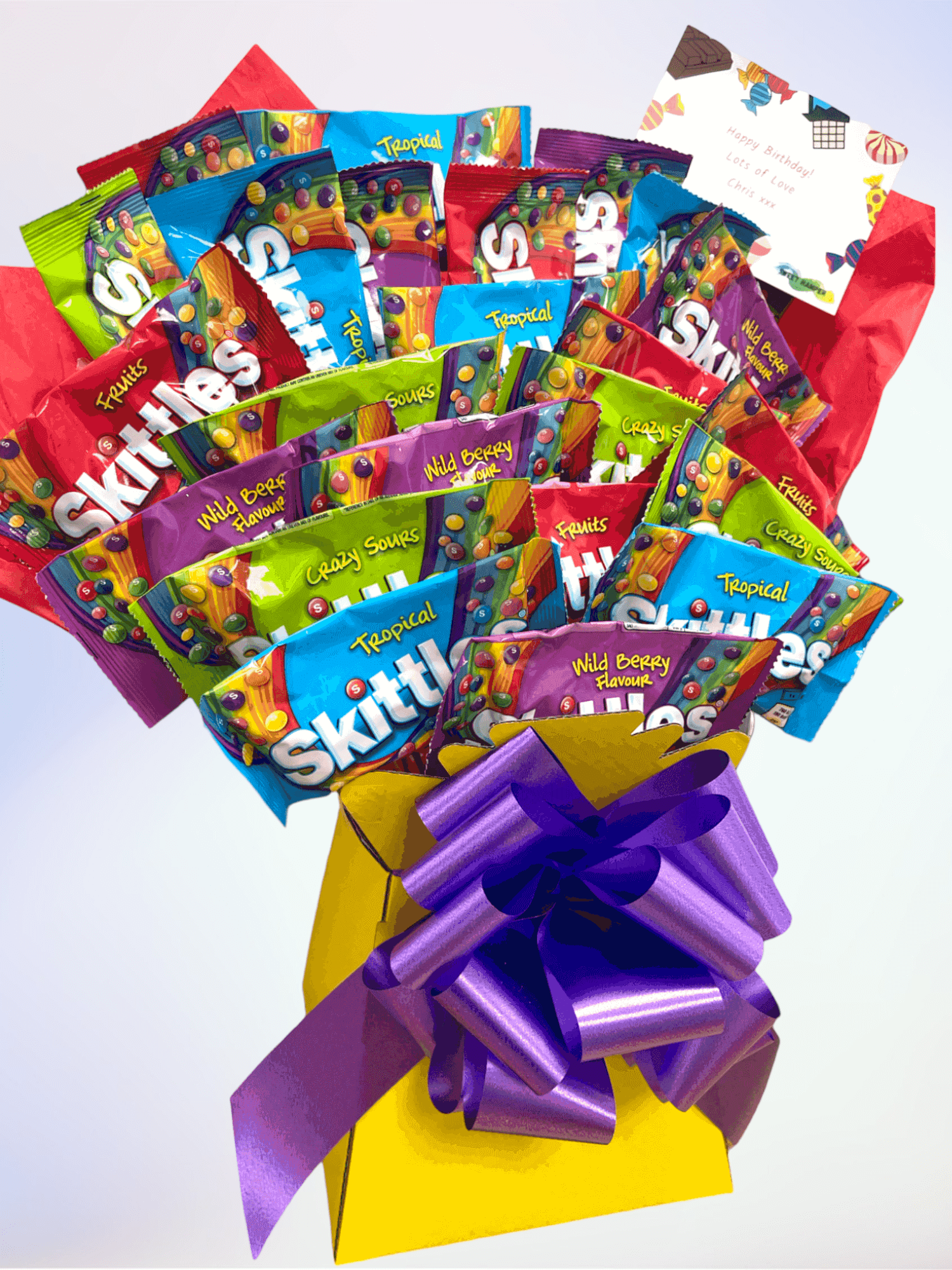 Large Skittles Sweet Bouquet